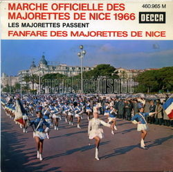 [Pochette de Marche officielles des majorettes de Nice 1966 (FANFARE DES MAJORETTES DE NICE)]