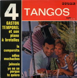 [Pochette de 4 tangos (Gaston TEMPOREL)]