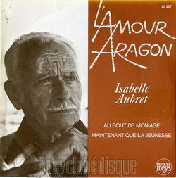 [Pochette de L’amour - Aragon (Isabelle AUBRET)]