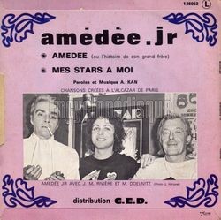 [Pochette de Amde / Mes stars et moi (AMDE. JR) - verso]