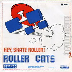 [Pochette de Hey, skate roller ! (ROLLER CATS) - verso]