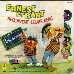 [Pochette de 1 rue Ssame "Ernest et Bart  rencontrent leurs amis" (T.V. (Tlvision))]