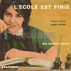 [Pochette de L’cole est finie (Yvonne BERGER)]