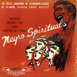 [Pochette de Negro spirituals (PETITS CHANTEURS DE St-FRANOIS D’ASSISE DE St-MAUR)]