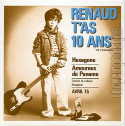[Pochette de Renaud t’as 10 ans de chanson "Hexagone" (RENAUD)]