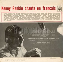 [Pochette de Kenny RANKIN "Chante en franais" (Les FRANCOPHILES) - verso]