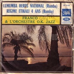 [Pochette de Lumumba hros national (Orchestre O.K. JAZZ)]