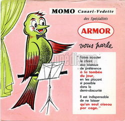 [Pochette de Armor, mthode Assimil pour votre oiseau (PUBLICIT) - verso]