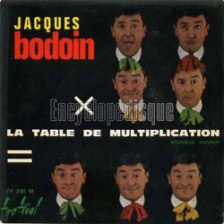 [Pochette de La table de multiplication (Jacques BODOIN)]