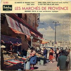 [Pochette de Les marchs de Provence (Henry LECA)]