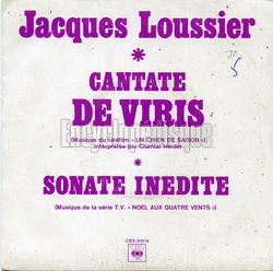 [Pochette de Cantate de viris (Jacques LOUSSIER)]