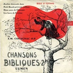 [Pochette de Chansons bibliques 2 (Auguste-Maurice COCAGNAC O.P.)]