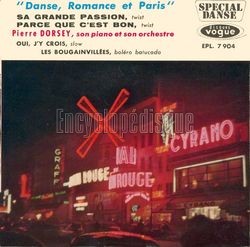 [Pochette de Danse, romance et Paris (Pierre DORSEY)]