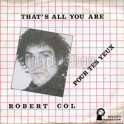 [Pochette de That’s all you are (Robert COL)]