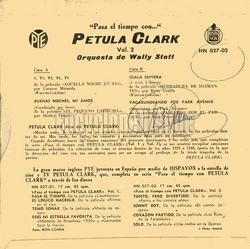 [Pochette de Pasa el tiempo con Petula Clark - Vol. 2 (Petula CLARK) - verso]