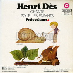 [Pochette de Henri Ds chante pour les enfants (C) (Henri DS) - verso]