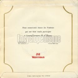 [Pochette de Meilleurs vœux 1959 (Jif-Waterman) (PUBLICIT) - verso]