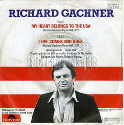 [Pochette de My heart belongs to the USA (Richard GACHNER) - verso]