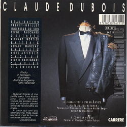 [Pochette de J’aurais voulu tre un artiste (Blues du buisnessman) (Claude DUBOIS) - verso]