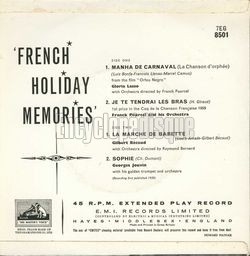 [Pochette de French holiday memories (COMPILATION) - verso]