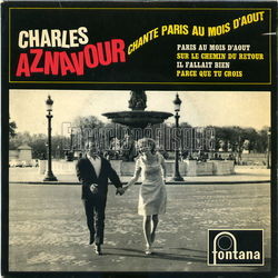 [Pochette de Charles Aznavour chante Paris au mois d’aot (Charles AZNAVOUR)]