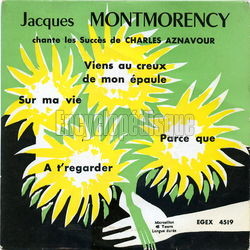 [Pochette de Jacques Montmorency chante les succs de Charles Aznavour (Jacques MONTMORENCY)]