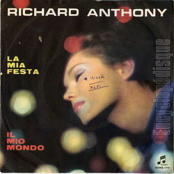 [Pochette de La mia festa (version italienne) (Richard ANTHONY)]