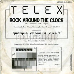 [Pochette de Rock around the clock (TELEX) - verso]