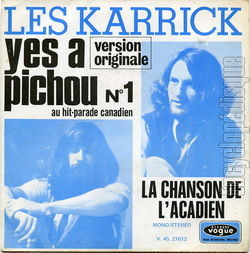 [Pochette de Yes a pichou (Les KARRICK)]