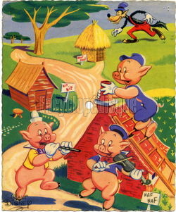 [Pochette de Walt Disney   Les trois petits cochons  (JEUNESSE)]
