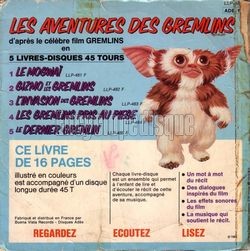 [Pochette de Les aventures des Gremlins (5 - Le dernier Gremlin) (JEUNESSE) - verso]