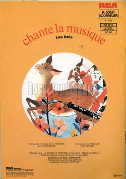 [Pochette de Chante la musique - Les bois (Christine FONTANE) - verso]