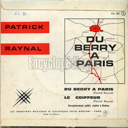 [Pochette de Du Berry  Paris (Patrick RAYNAL) - verso]