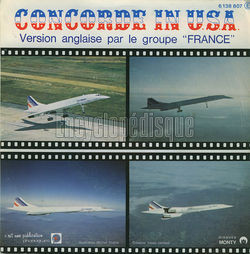 [Pochette de Concorde aux U.S.A. (Le Groupe FRANCE) - verso]