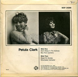 [Pochette de The many faces of Petula Clark (Petula CLARK) - verso]