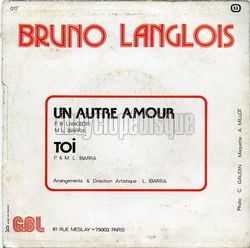 [Pochette de Un autre amour (Bruno LANGLOIS) - verso]