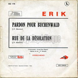 [Pochette de Pardon pour Buchenwald (RIK) - verso]