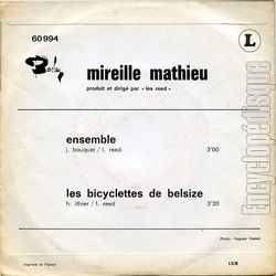 [Pochette de Ensemble (Mireille MATHIEU) - verso]