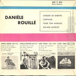 [Pochette de Marche de Babette (Danièle ROUILLÉ) - verso]