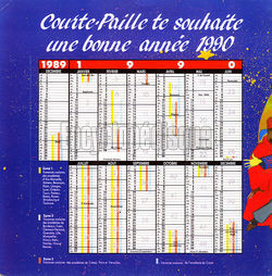 [Pochette de Courte-Paille, joyeux Nol 1989 (PUBLICIT) - verso]