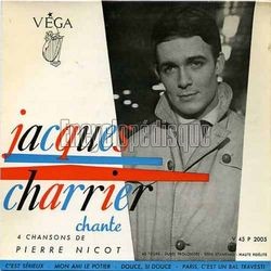 [Pochette de Jacques Charrier chante 4 chansons de Pierre Nicot (Jacques CHARRIER)]