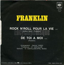 [Pochette de Rock’n’roll pour la vie (FRANKLIN) - verso]