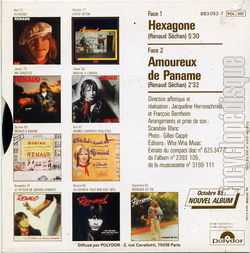 [Pochette de Renaud t’as 10 ans de chanson "Hexagone" (RENAUD) - verso]