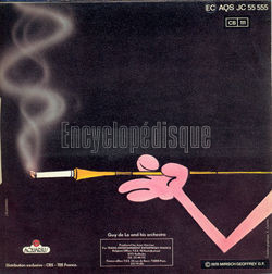 [Pochette de The Pink Panther Discostar (Les PANTRES ROSES (Guy de Lo and his Orchestra)) - verso]