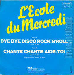 [Pochette de Bye bye disco rock n’roll (L’COLE DU MERCREDI) - verso]