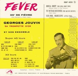 [Pochette de Fever (39° de fièvre) (Georges JOUVIN) - verso]