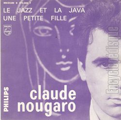 [Pochette de Le jazz et la java / Une petite fille (Claude NOUGARO)]