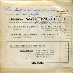 [Pochette de Le jazz dans la peau (Jean-Pierre MOTTIER) - verso]