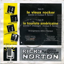 [Pochette de Le vieux rocker (Ricky NORTON) - verso]