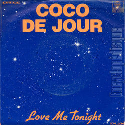 [Pochette de Love me tonight (COCO DE JOUR) - verso]